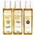Park Daniel Premium Extra Light Olive Oil Sweet Almond oil and Castor Oil Combo of 3 No.100 ml Bottles(300 ml)