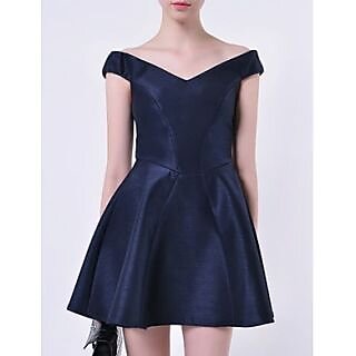 One Piece Viscose Jersey Dress Black