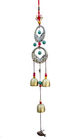 Discount4product Beautiful color wooden Metal Wind Chime For Positive Energy