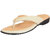 Dr.Scholls Women's Cream Leather House and Daily Wear Flat Slippers