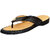 Dr.Scholls Women's Black Leather House and Daily Wear Flat Slippers