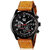 Mont Club Brown Strap Black Dial Watch For Men  Boy