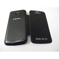 SAMSUNG GALAXY STAR PRO S7262 Flip Cover Case BLACK