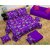 Angel homes 3D Printed Super Soft Double Bedsheet + 2 Pillow Covers(PC-17)