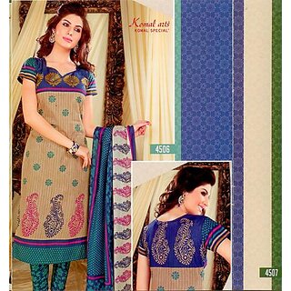 Komal arts store cotton dress materials