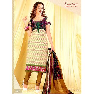 Komal Arts Printed Cotton Dress Material 4523 Un Stiched Prices in India Shopclues Online Shopping Store