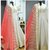 Fabrica Shoppers White Embroidered Anarkali Suit With Pink Duptta