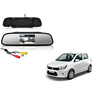 4.3 Inch Rear View TFT LCD Monitor Mirror Screen Display For Reverse Parking and Rear View For Maruti Suzuki Celerio