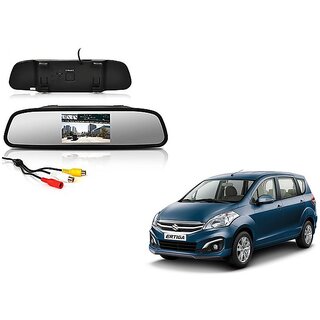 4.3 Inch Rear View TFT LCD Monitor Mirror Screen Display For Reverse Parking and Rear View For Maruti Suzuki Ertiga
