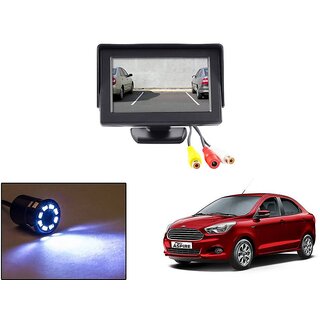Reverse Parking Camera Display Combo For Ford Figo Aspire - Night Vision Camera with 4.3 inch LCD TFT Monitor Display