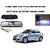 Combo of 4.3 Inch Rear View TFT LCD Monitor Mirror and Night Vision LED Reverse Parking Camera For Maruti Suzuki Swift Dezire