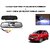 Combo of 4.3 Inch Rear View TFT LCD Monitor Mirror and Night Vision LED Reverse Parking Camera For Tata Bolt