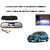 Combo of 4.3 Inch Rear View TFT LCD Monitor Mirror and Night Vision LED Reverse Parking Camera For Nissan Micra