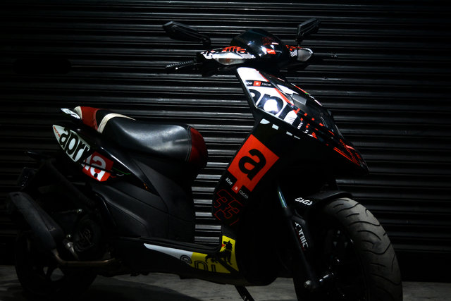 Custom Aprilia Sr 150 Hobbiesxstyle