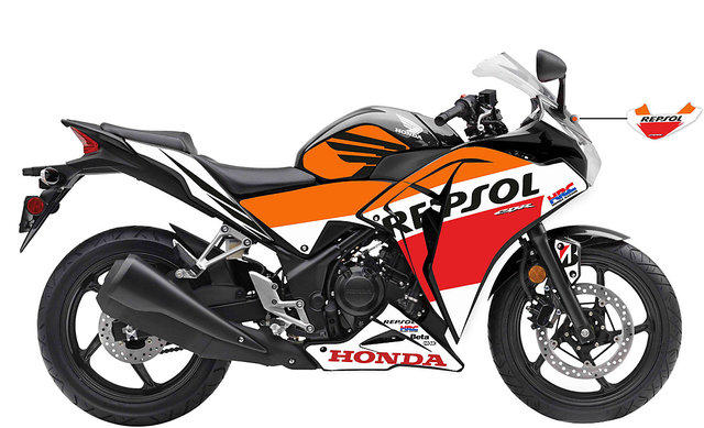 Buy Honda Cbr Repsol Race Kit 2 Custom Decals 17 Cbr 150 250 Online Get 32 Off