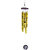 Discount4Product Feng Shui Metal Wind Chime 5 Golden Pipes With Om For Positive Energy Large