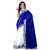 4Tigers Half Velvet And Half Russell Saree With Blouse Piece(chandani)