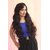 Ritzkart Womens Fashion Style Wavy Curly Long Hair Girl Full Wigs black brown 501L 3H33