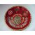 Decorative Puja thali / Pooja Plate red Color