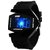 Skmei Digital Quartz Black & Blue Casual Watch For Men