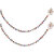 Silver Plated Heavy Anklet with Multicolor Stone by Sparkling Jewellery