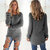 Modo Vivendi Ladies Warm Sweater Fur Coat  Long Sleeve Thin Soft Smooth Warm Sweatshirt