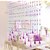Discount4product 20 string Door Window Curtain divider Separator Decoration Crystal Strings Bead Hanging Curtain (Purple)