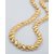 Beadworks Hand Made Gold Plated Chain for Men's(Chain-22)