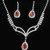 Lucky Jewellery White Bridal Dulhan Wedding  Engagement Necklace set