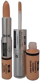 ADS Foundation Cream Concealer Double Action For All Skin Types (Set of 1)