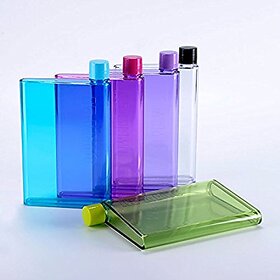 Right traders 420ml A5 Paper Bottle Notebook bottle Flat Portable Water Bottle