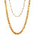 Gold Plated Heave Light Weight Chains Pack of 2 - By Sparkling Jewellery
