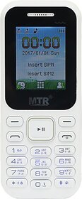 MTR MT310 DUAL SIM MOBILE PHONE IN WHITE COLOR