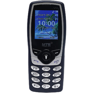                       MTR MT1102 DUAL SIM MOBILE PHONE IN BLUE COLOR                                              