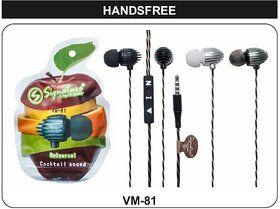 Signature VM-81 Universal In Ear Cocktail Sound Wired Handfree with mic
