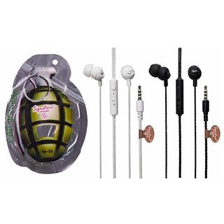 Signature VM-83 Universal Dynamite In Ear Wired Earphone with Mic