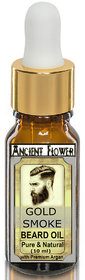 Ancient Flower - Gold Smoke - (with Premium Argan) Beard Hair Oil  (10 ml)