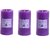 Hosley Set of 3 Lavender Fields 6Inchs Pillar Candles
