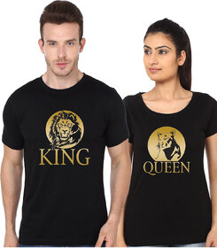 King and queen (lion and lioness) Couple T Shirt
