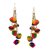 Sparkling Jewellery Gold Plated Pom Pom Earring