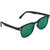 Zyaden Black Rectangular Sunglasses 170