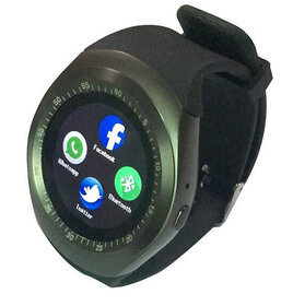 Clearex's y1 Round Unisex Smart watch With Sim and With Bluetooth