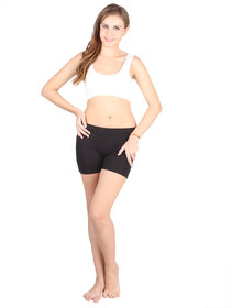 Boxer panty, shorts,breifs for Women's and girl's cotton lycra in black color