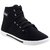 Welldone Black Lace-up Canvas Air Mix Sneakers/Casual Shoes For Men