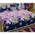 beautiful floral cotton double bedsheet with two pillow cover