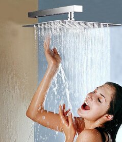 SSS - 6x6 Ultra Slim Rain shower Head with 12inch square Arm