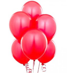 Crazy Sutra High Quality Metallic Red  Party Balloons (50pc)