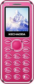 Kechaoda K115 (Dual Sim, 1.44 Inch Display, 800 Mah Battery, Pink)