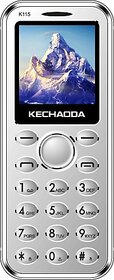 Kechaoda K115 (Dual Sim, 1.44 Inch Display, 800 Mah Battery, SIlver)