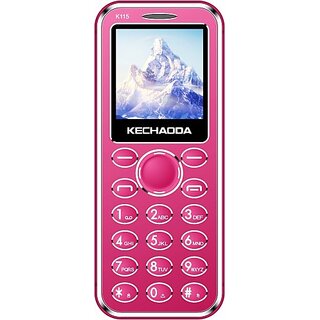 Kechaoda K115 (Dual Sim, 1.44 Inch Display, 800 Mah Battery, Pink)